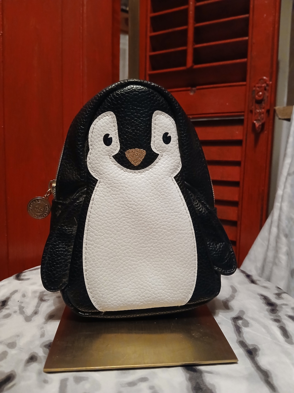 Bath And Body Works Penguin Black & White Mini Cosmetic Bag